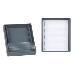 Opbergdoos voor 25 objectglaasjes | 98 x 83 x 38 mm